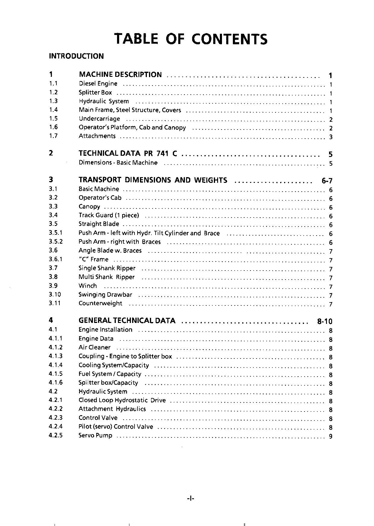 Liebherr PR741 C Dozer Operators manual