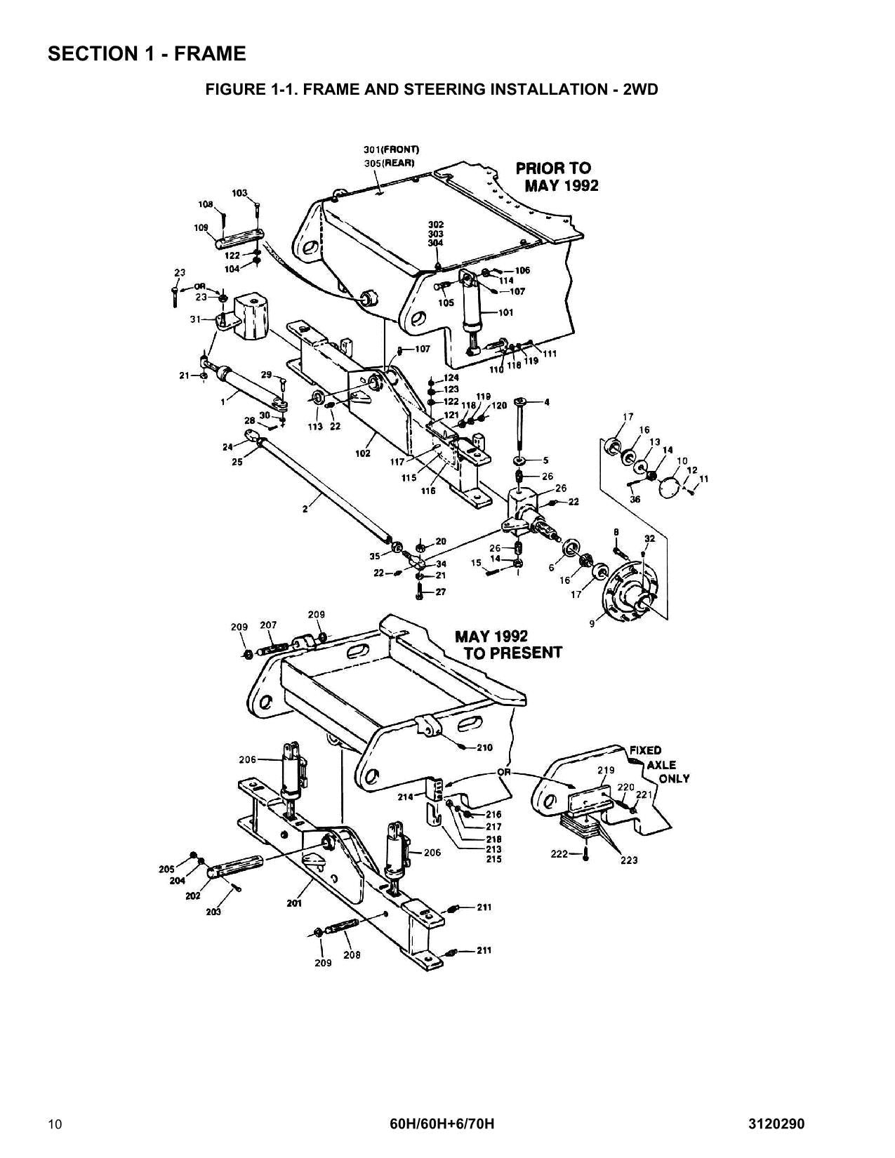 JLG 60H 60H+6 70H Boom Lift Parts Catalog Manual