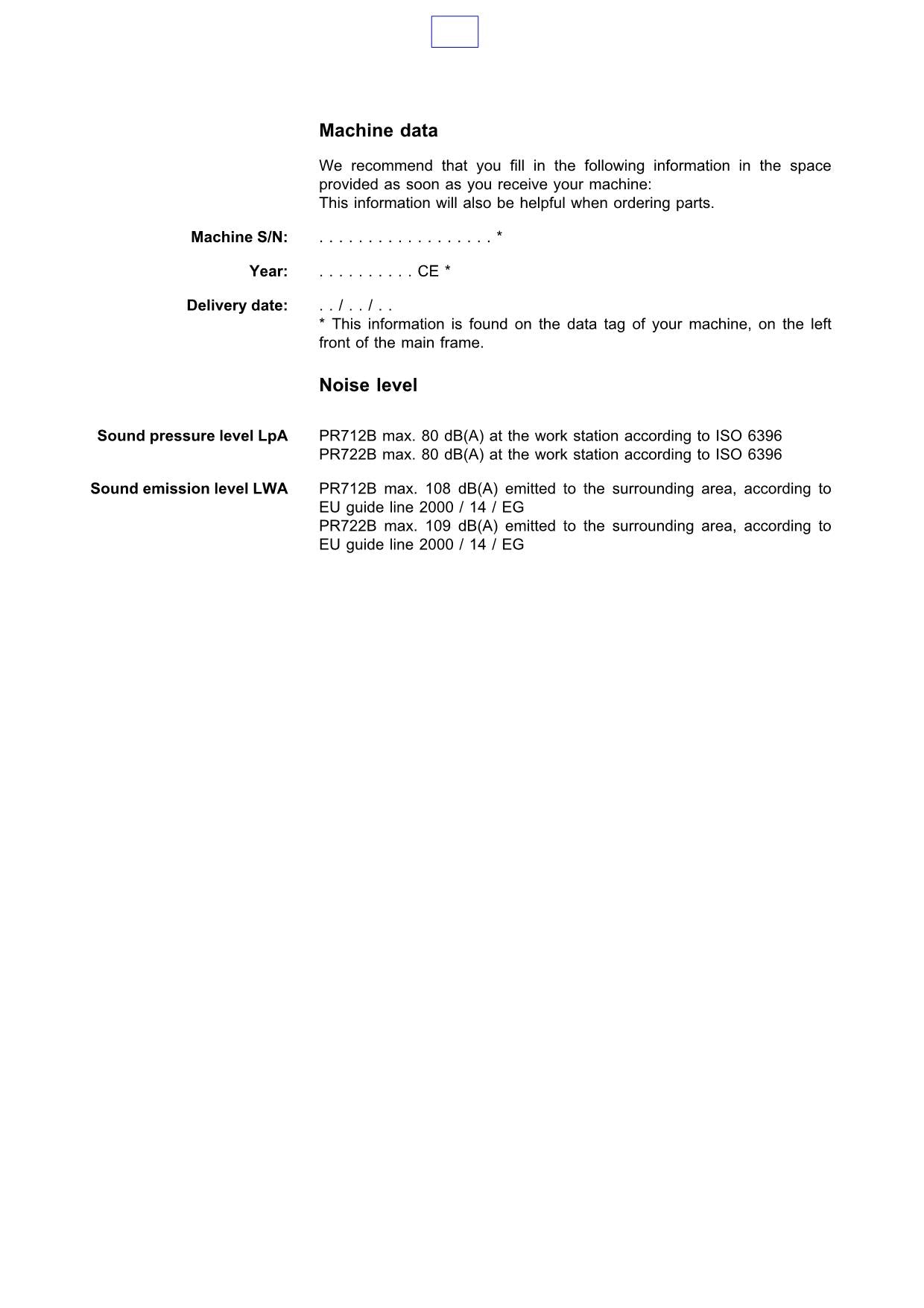 Liebherr PR712 B Litronic PR722 B Litronic Dozer Operators manual