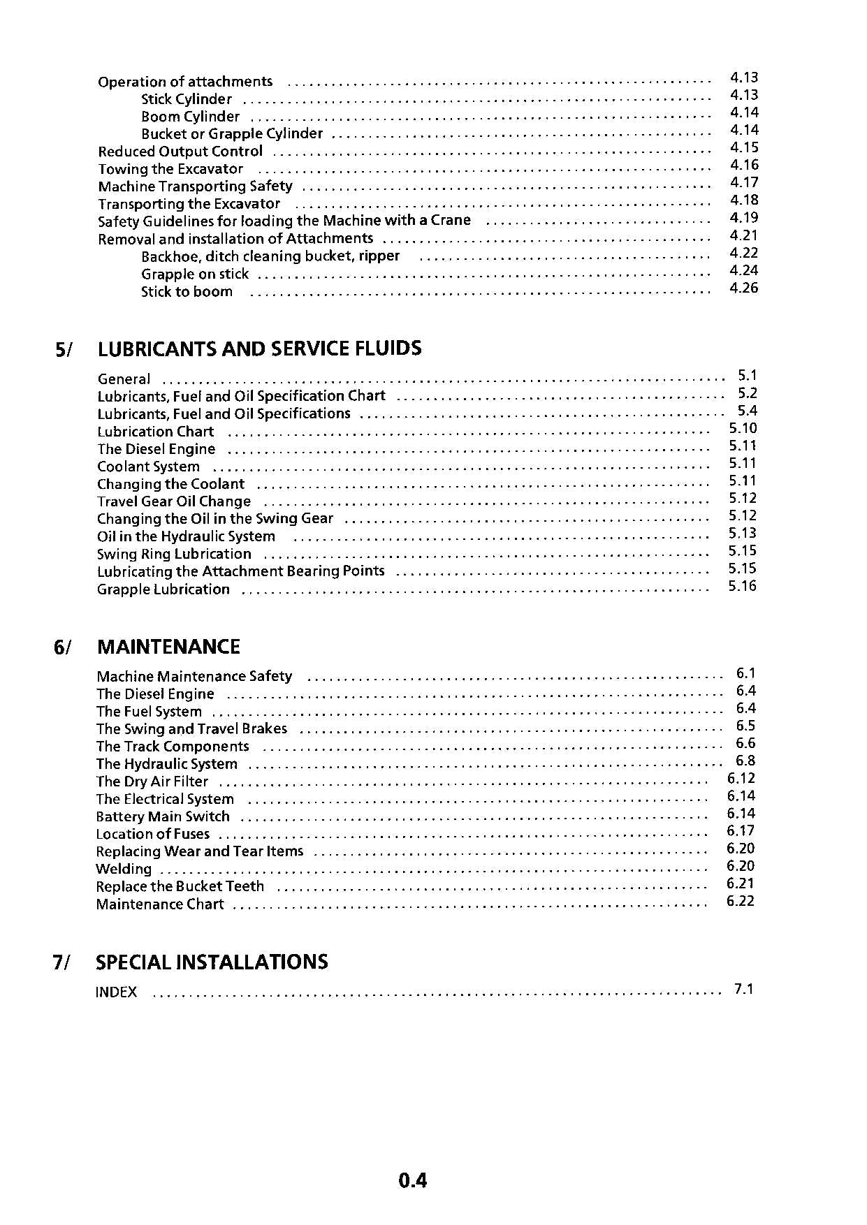 Liebherr R900 Litronic Excavator Operators manual serial 4001