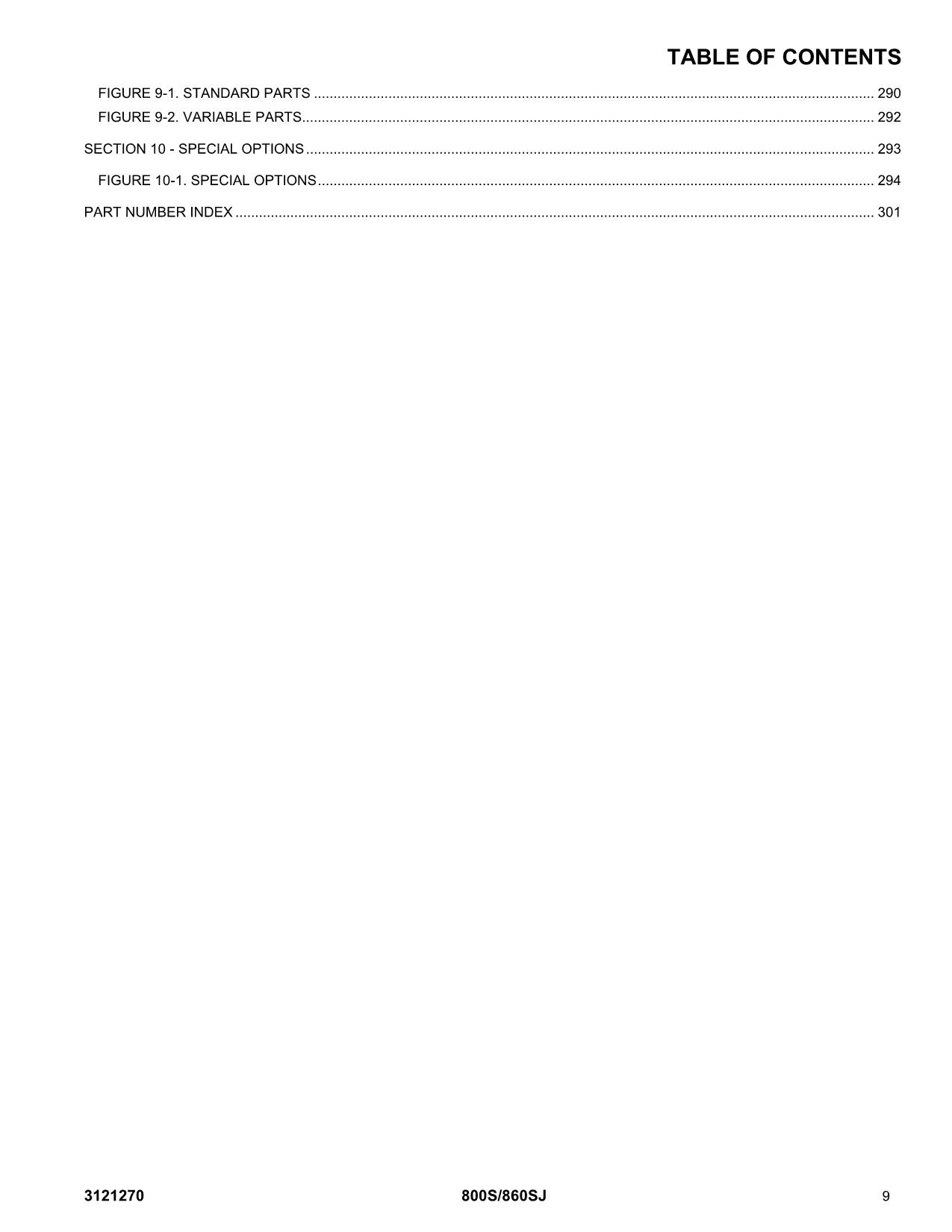 JLG 800S 860SJ Scissor Lift Parts Catalog Manual