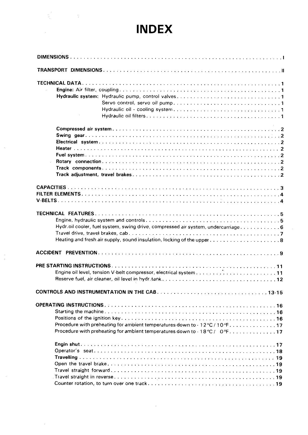 Liebherr R902 Excavator Operators manual serial 1000