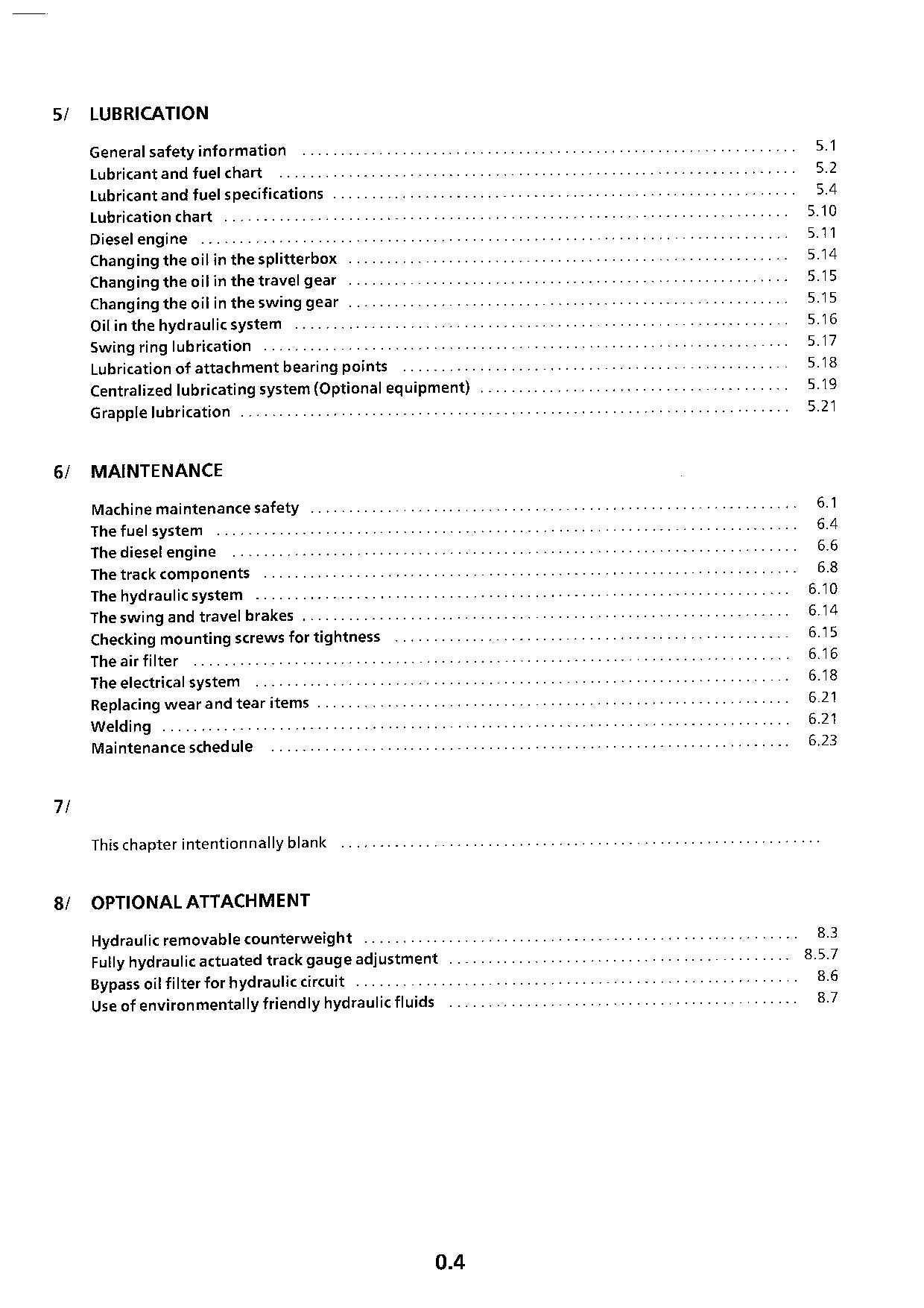 Liebherr R974 B Litronic Excavator Operators manual serial 1207