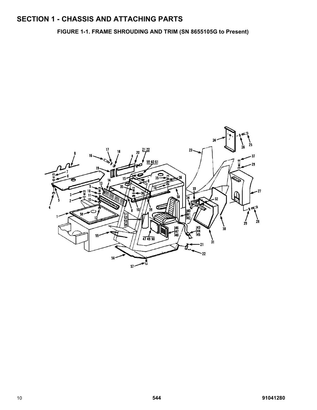 GRADALL JLG 544 Telehandler Parts Catalog Manual