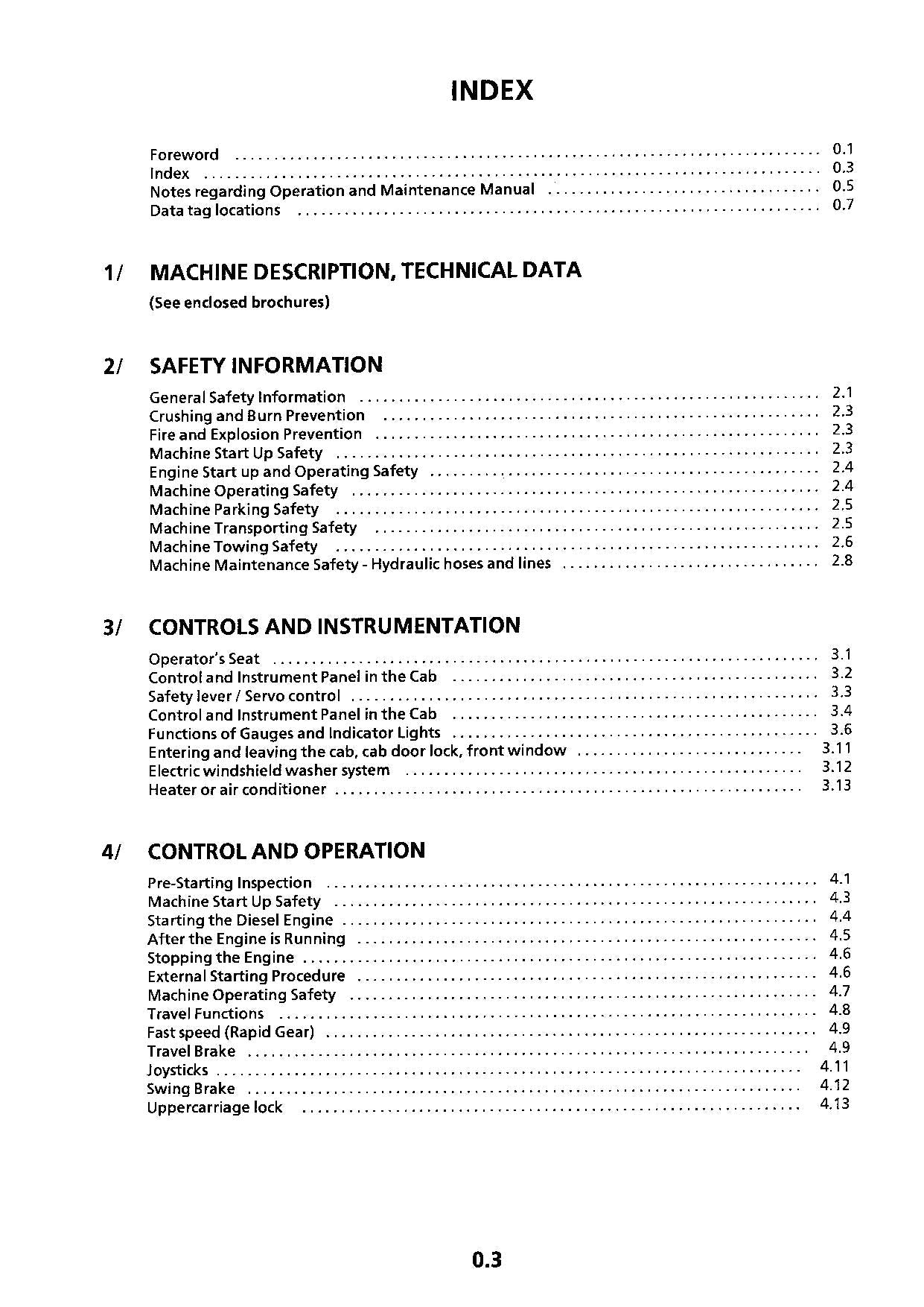 Liebherr R900 Litronic Excavator Operators manual serial 4001