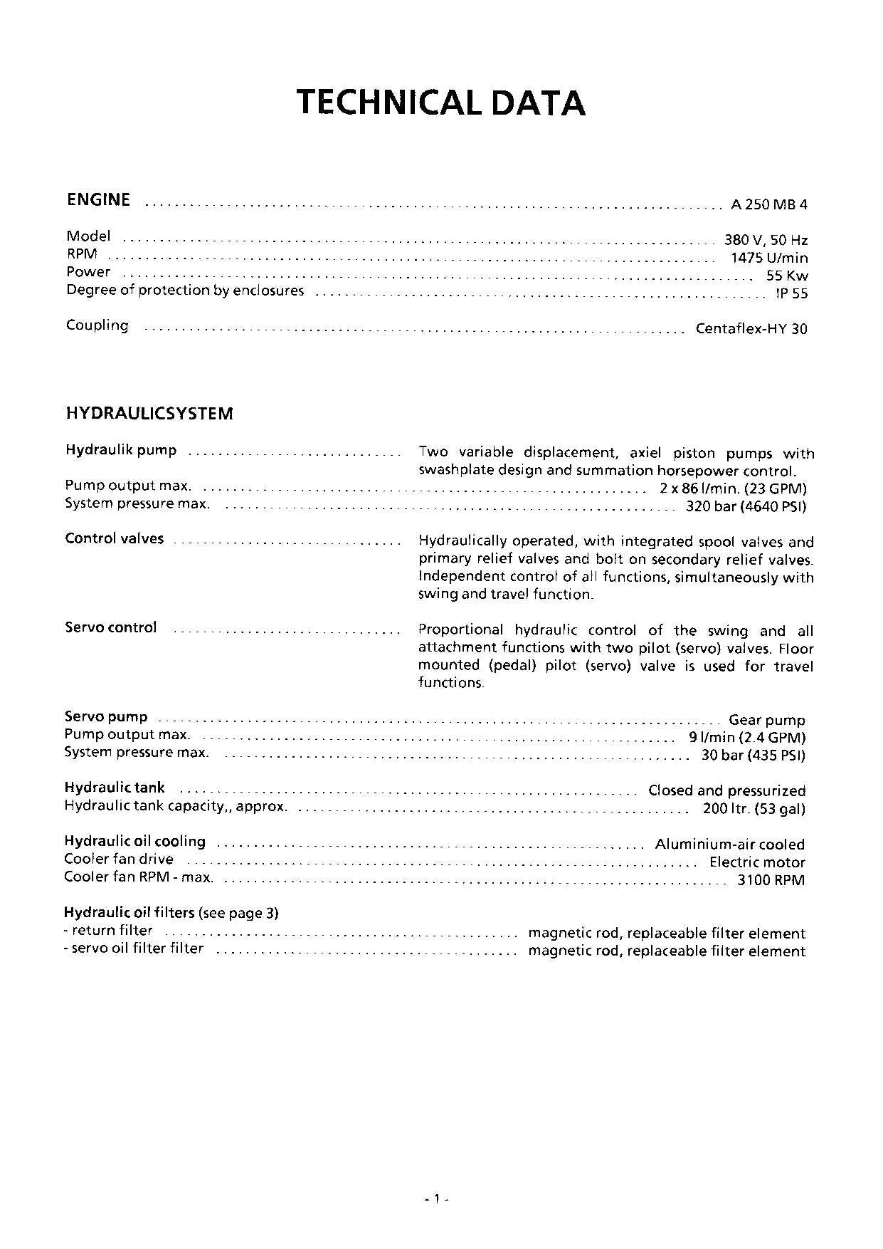 Liebherr OW902 E Excavator Operators manual