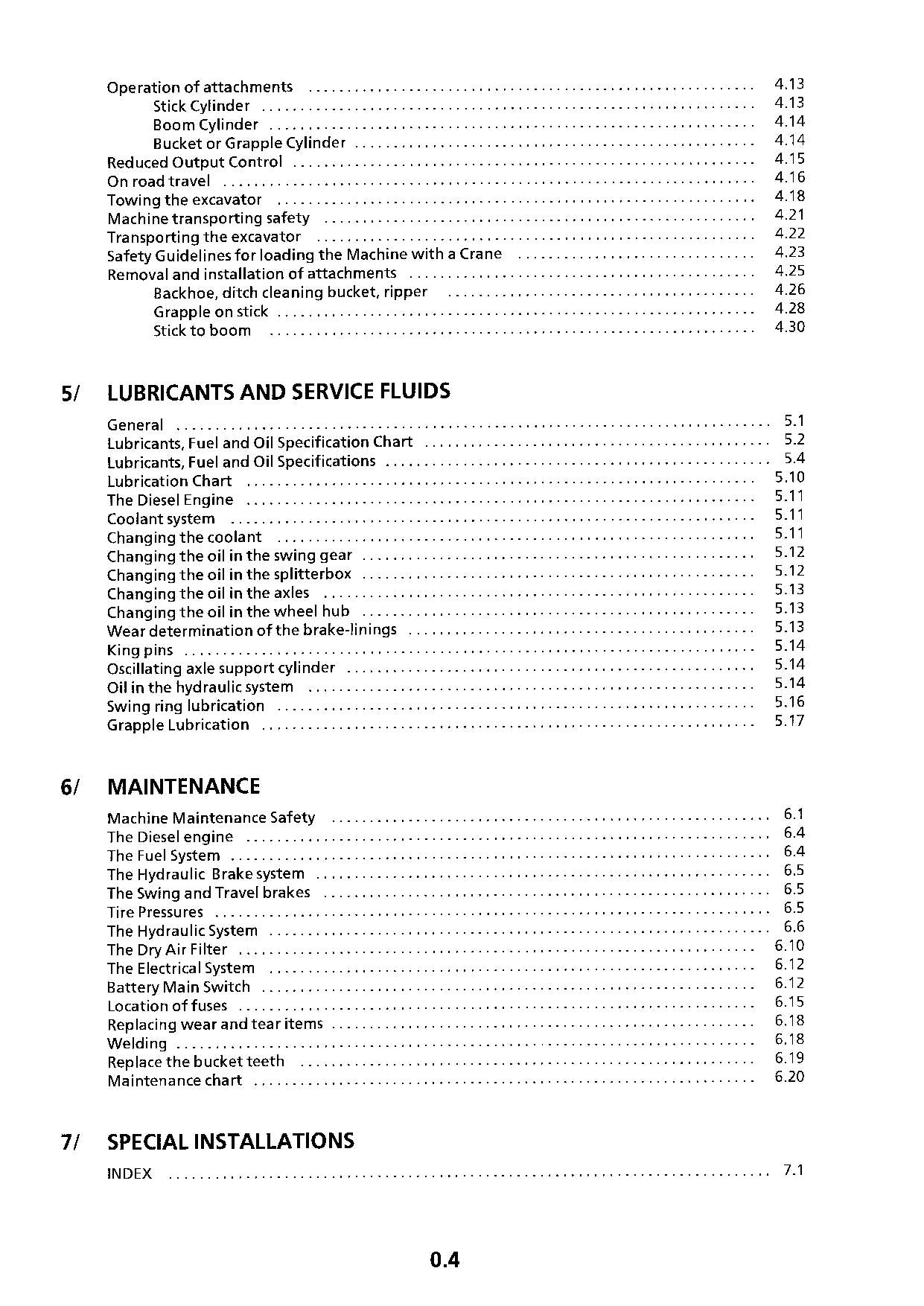 Liebherr A900  Litronic Excavator  Operators manual serial 4001