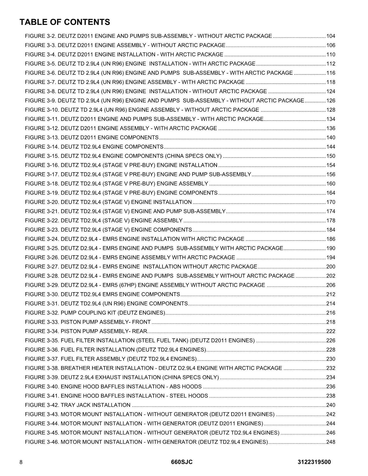 JLG 660SJC  Boom Lift Parts Catalog Manual