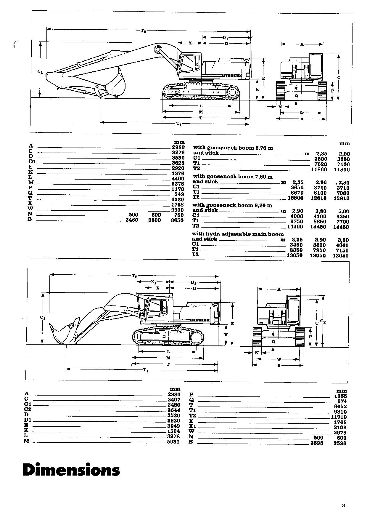 Liebherr R954 Litronic Excavator Operators manual serial 1001