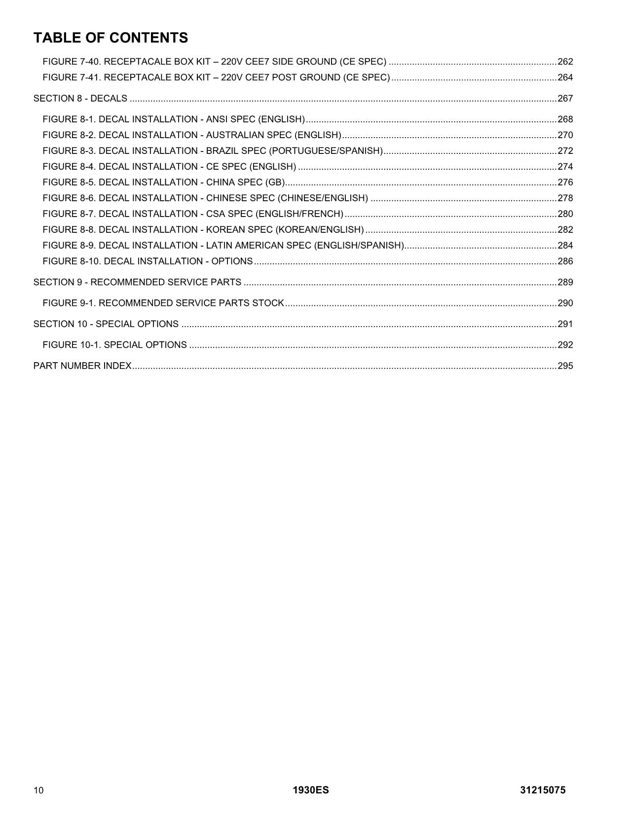 JLG 1930ES Scissor Lift Parts Catalog Hard Copy Manual