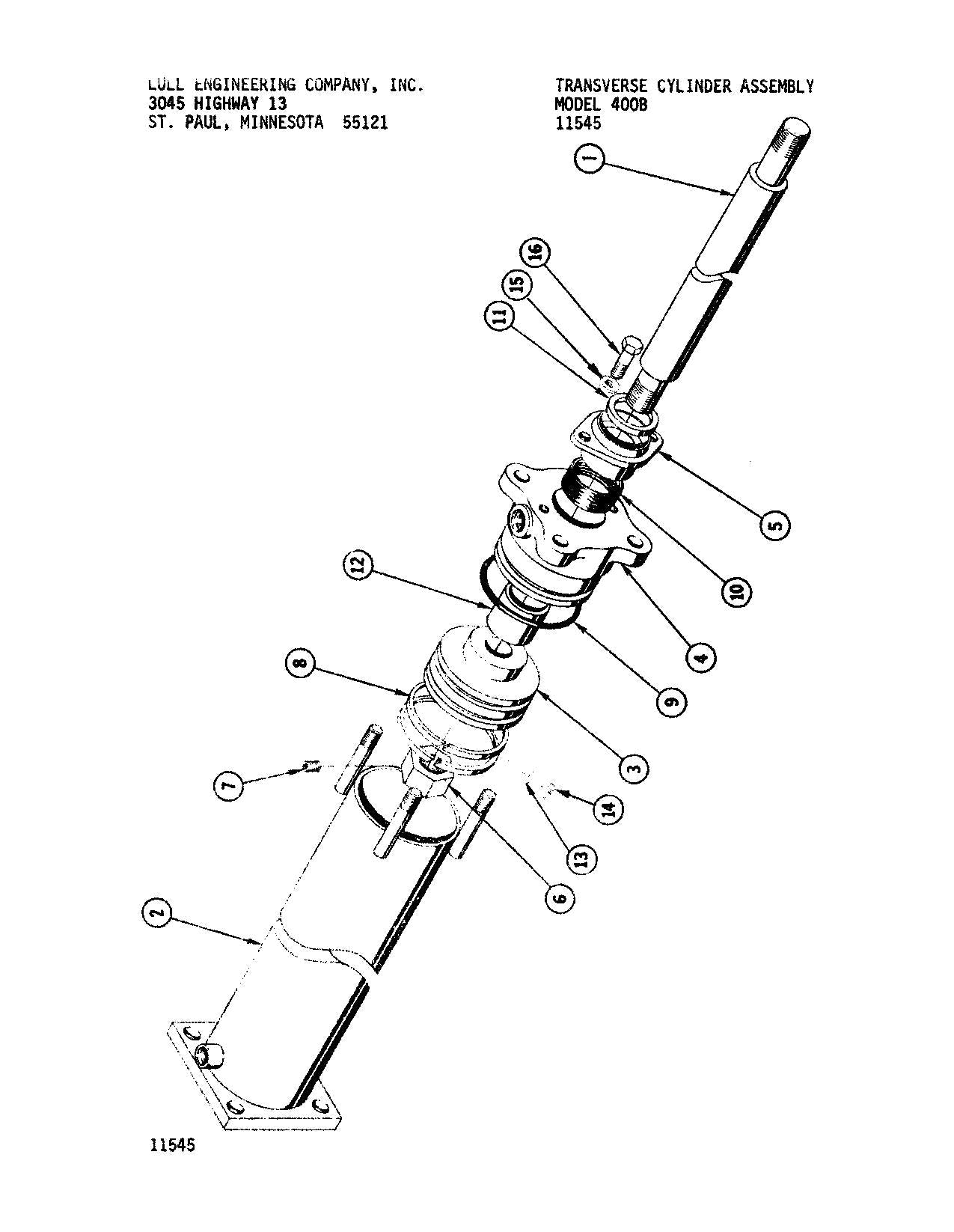 JLG LULL  400B Telehandler Parts Catalog Manual