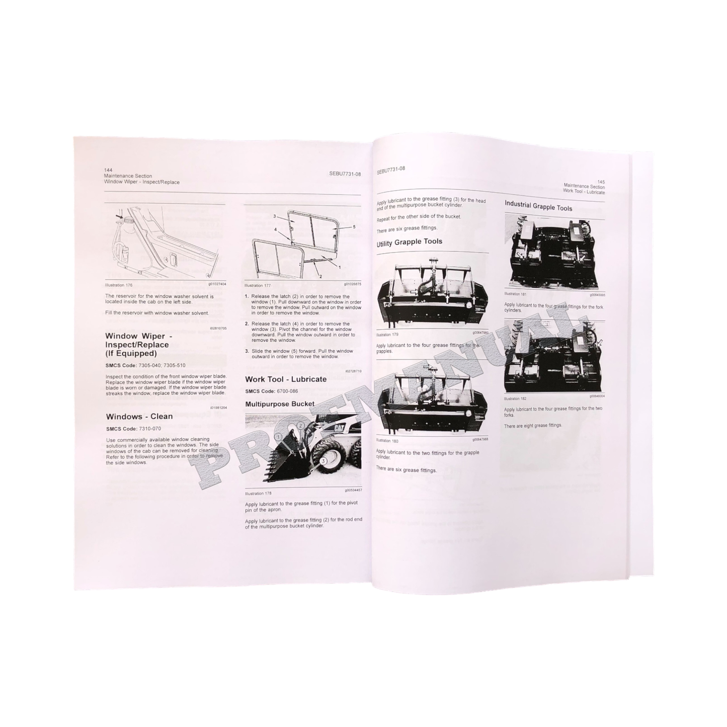 CATERPILLAR 216B 226B 232B 236B 242B 246B skid steer operators manual +SUPPL