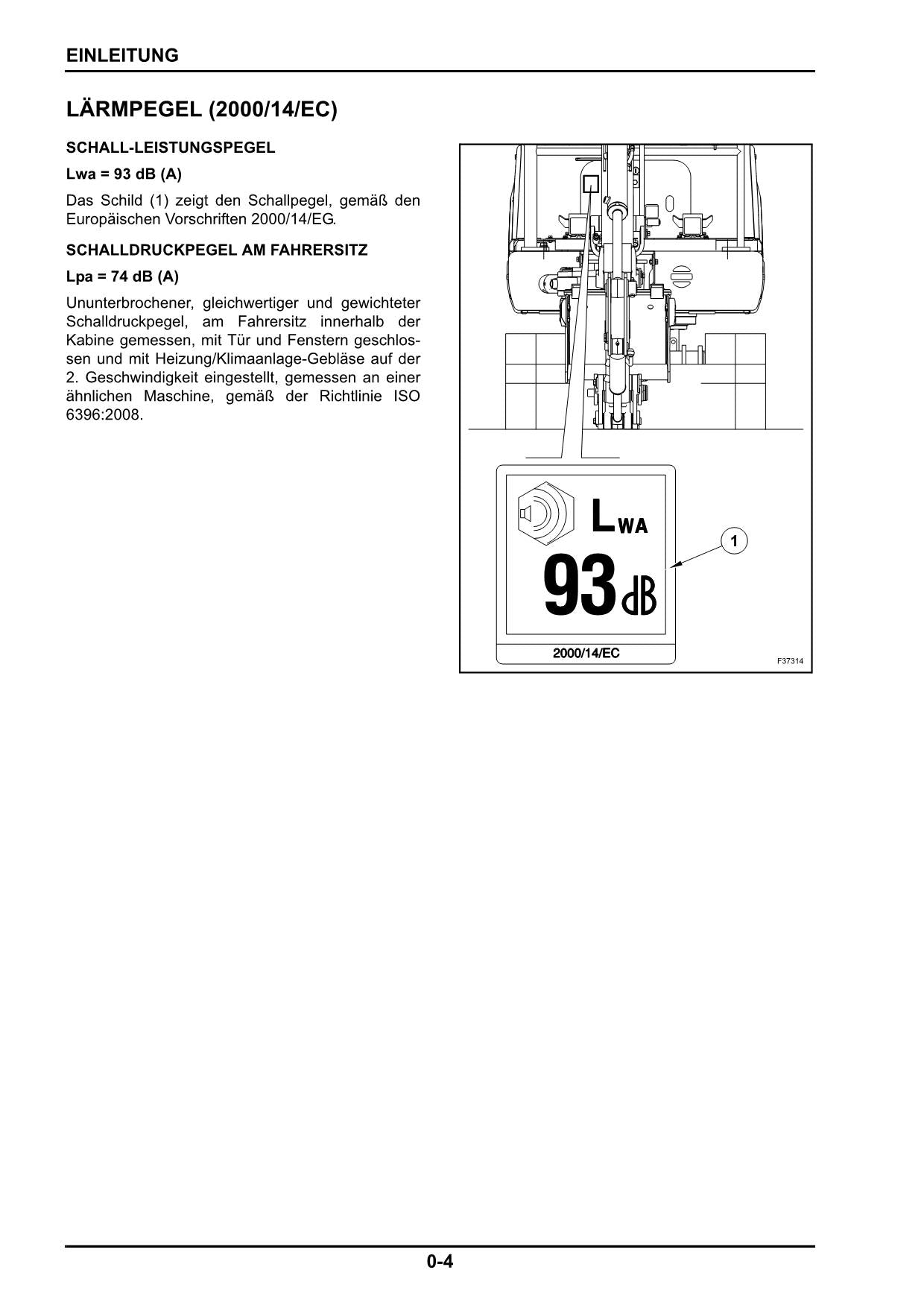 New Holland E16B E18B Bagger Betriebsanleitung 84287033