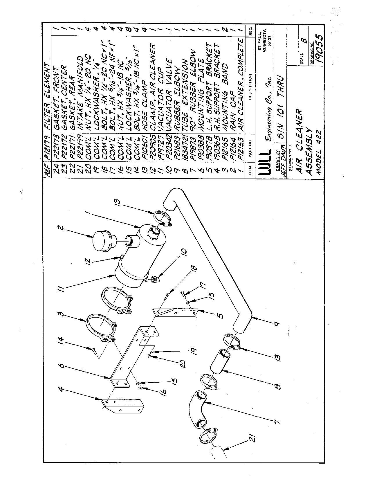 JLG 422 Telehandler Parts Catalog Manual