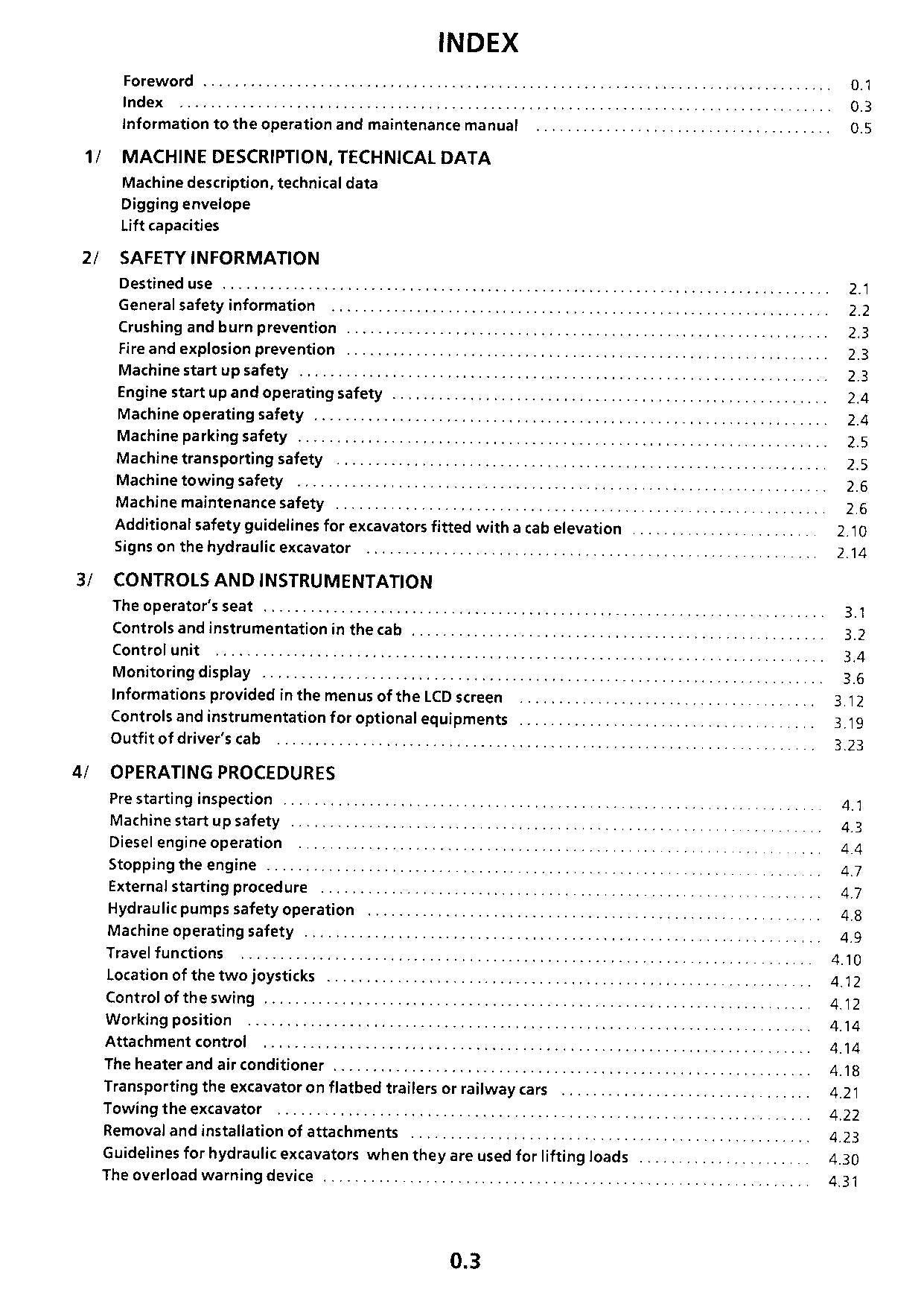 Liebherr R914 Litronic Excavator Operators manual serial 6001