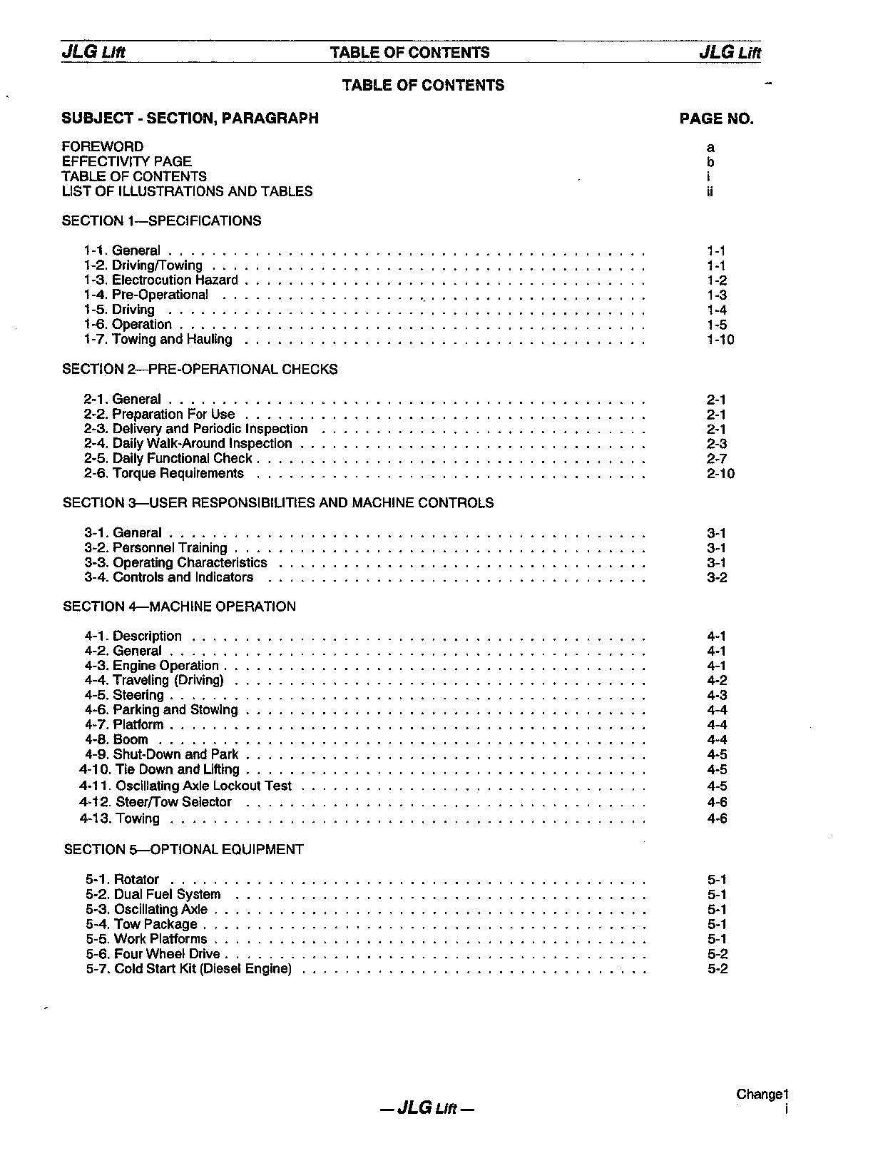 JLG 60H 70H Scissor Lift Maintenance Operation Operators Manual