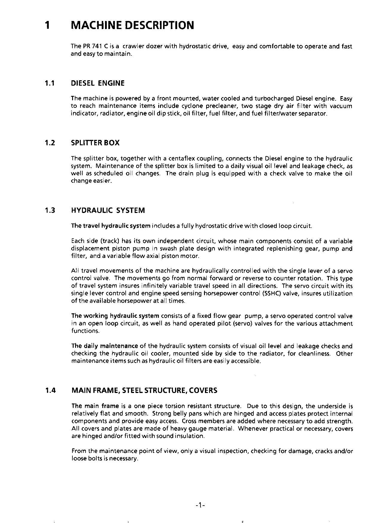 Liebherr PR741 C Dozer Operators manual