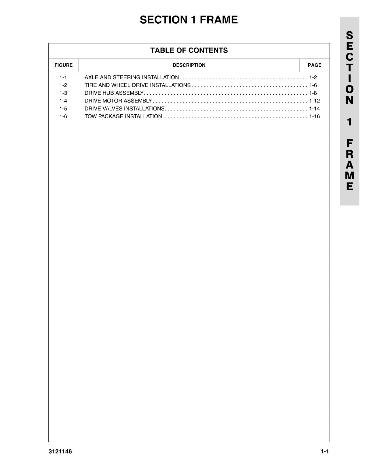 JLG 740AJ Boom Lift Parts Catalog Manual