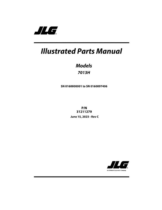 JLG 7013H Telehandler Parts Catalog Manual