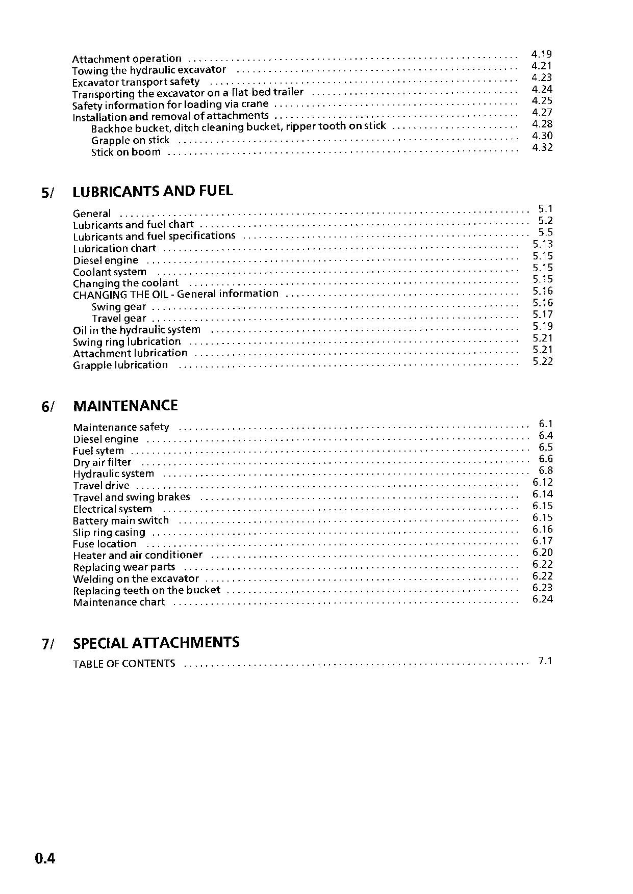 Liebherr R900 B Litronic Excavator Operators manual