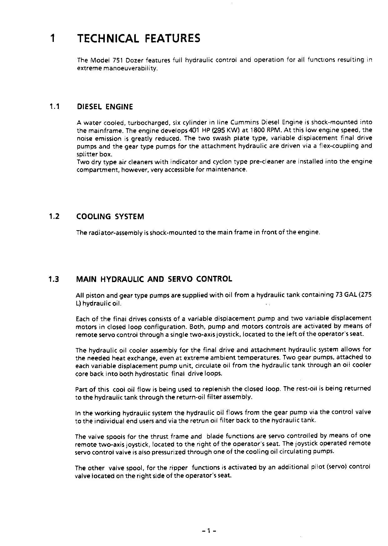 Liebherr PR751 Bulldozer Operators manual