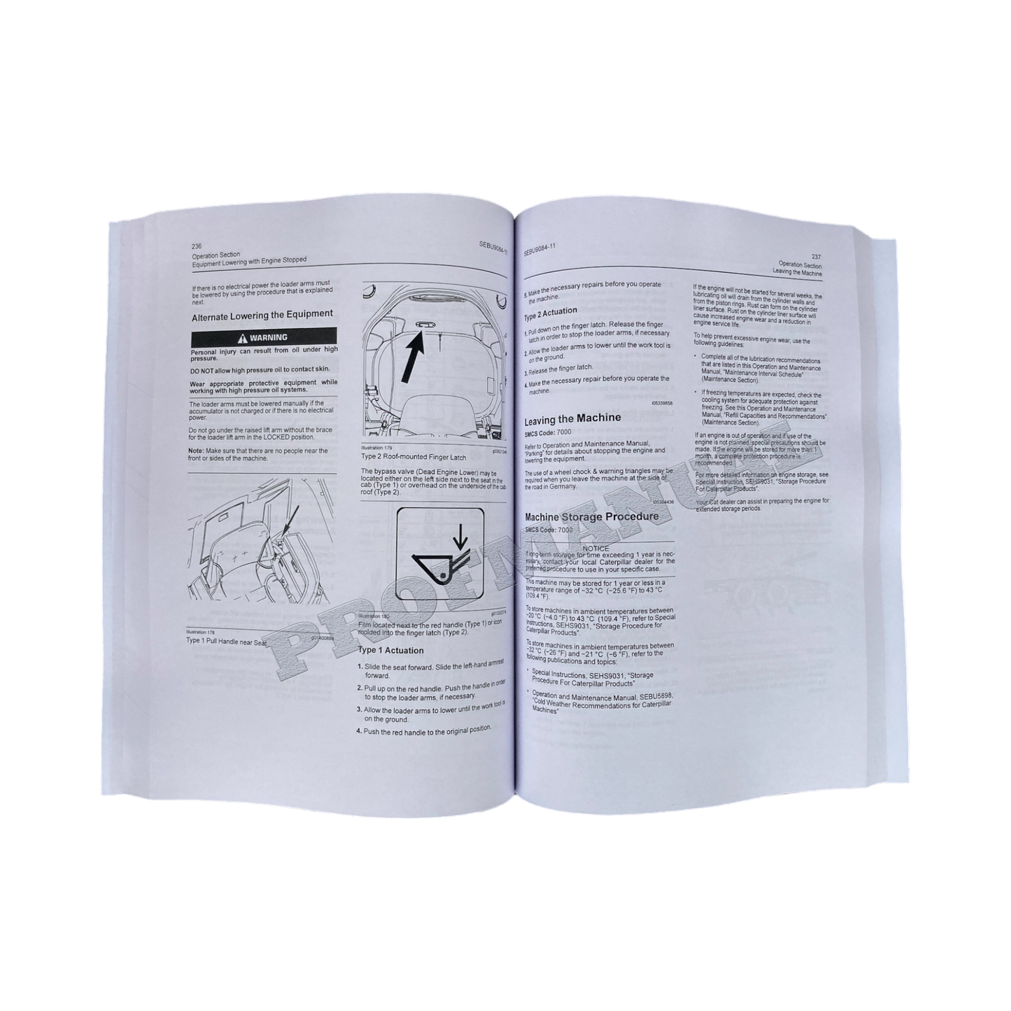 CATERPILLAR 226D 232D 236D 239D 242D 249D 257D 259D 262D 272D Operators MANUAL