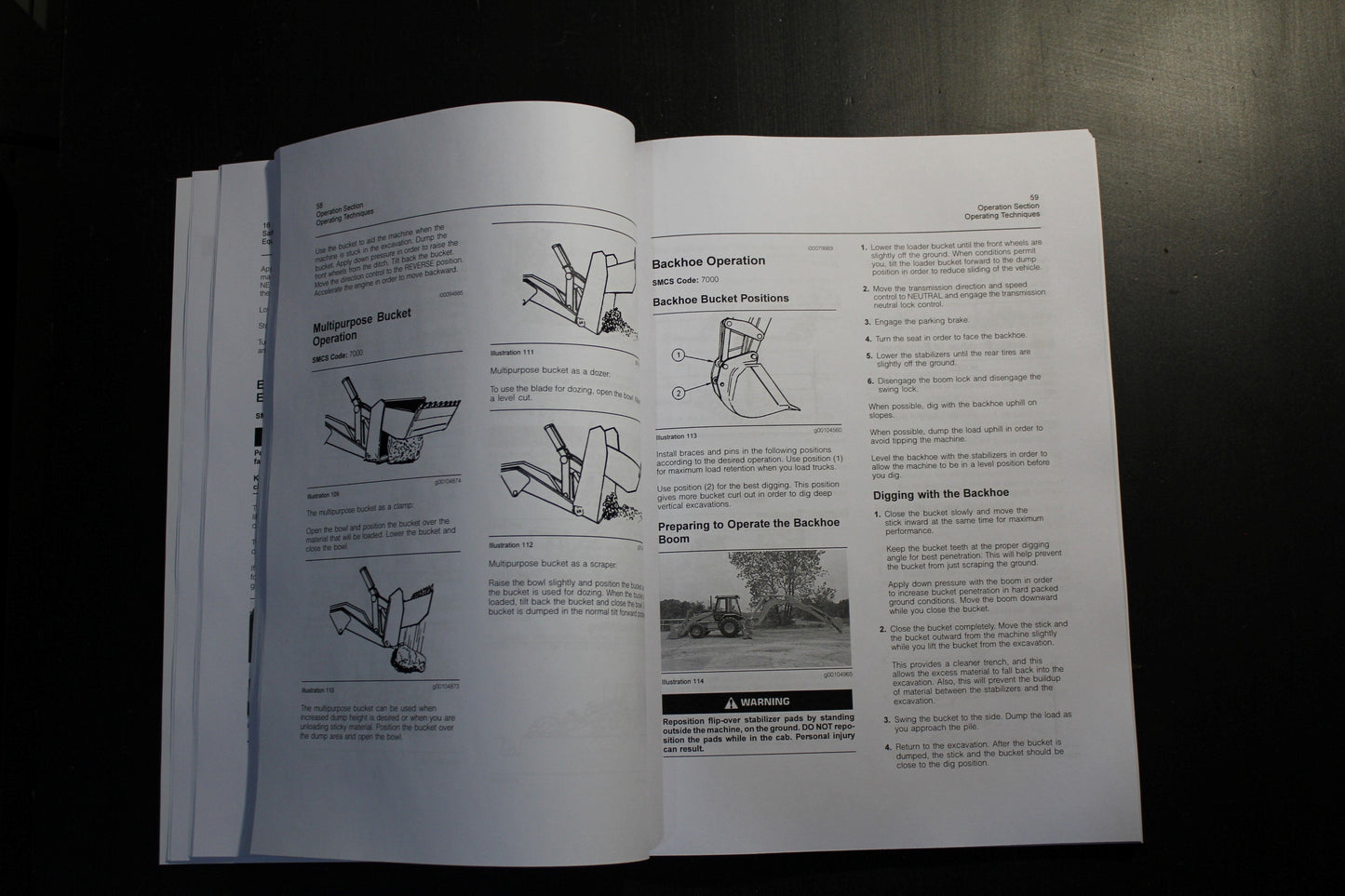 CATERPILLAR CAT 446B BACKHOE LOADER OPERATORS MANUAL