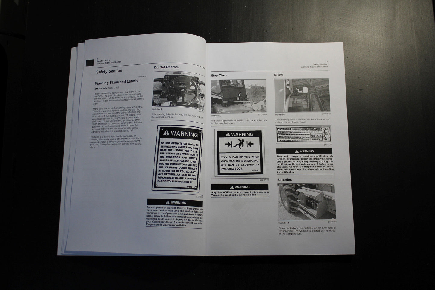 CATERPILLAR CAT 446B BACKHOE LOADER OPERATORS MANUAL