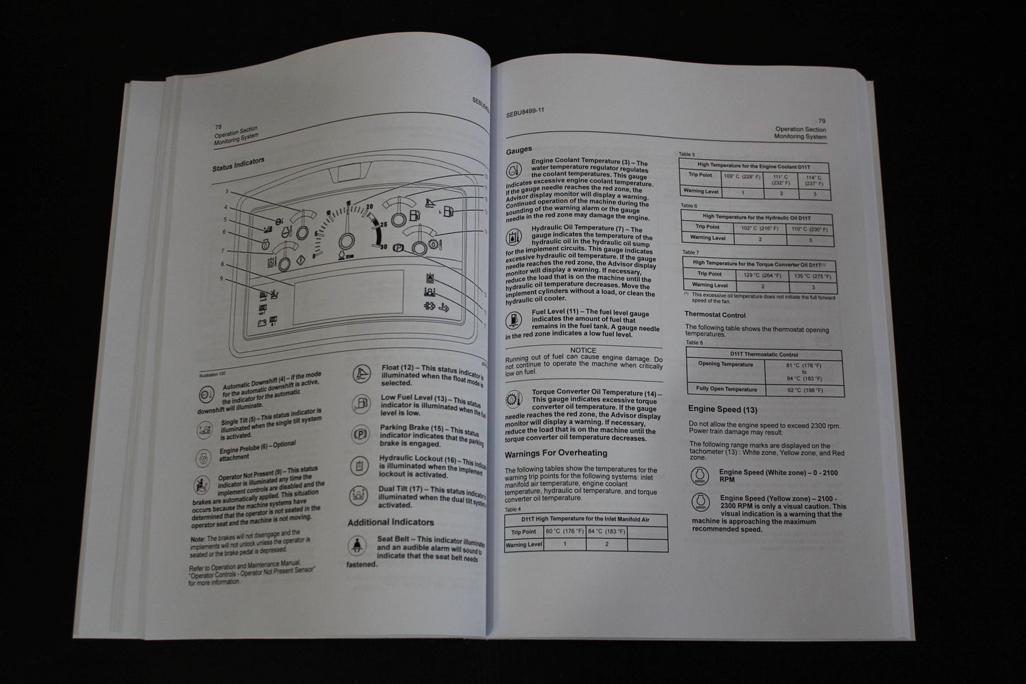 CATERPILLAR CAT D11T TRACK-TYPE TRACTOR OPERATORS MANUAL