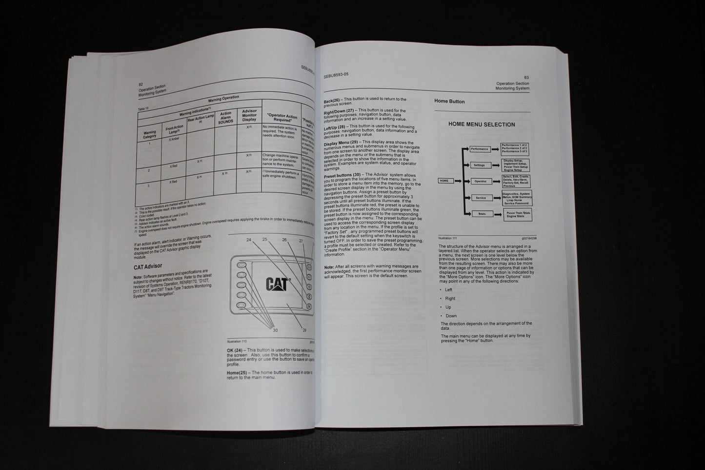 CATERPILLAR CAT D9T TRACK-TYPE TRACTOR OPERATORS MANUAL ser TWG 1-UP