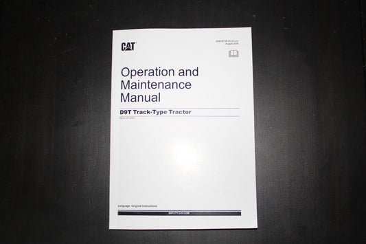 CATERPILLAR CAT D9T TRACK TYPE TRACTOR OPERATORS MANUAL ser REX 1-UP