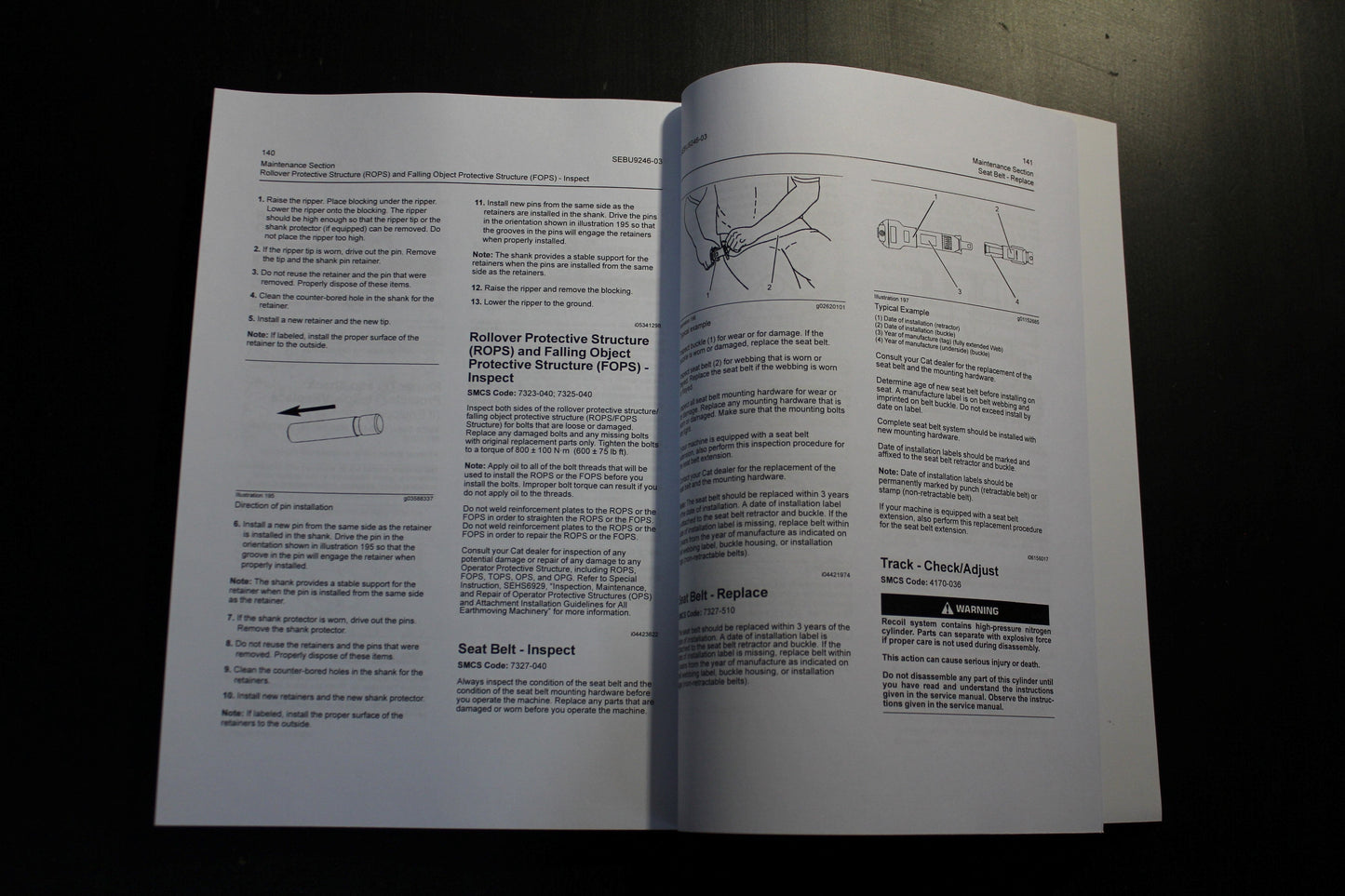 CATERPILLAR CAT D6R2 TRACK - TYPE TRACTOR OPERATORS MANUAL