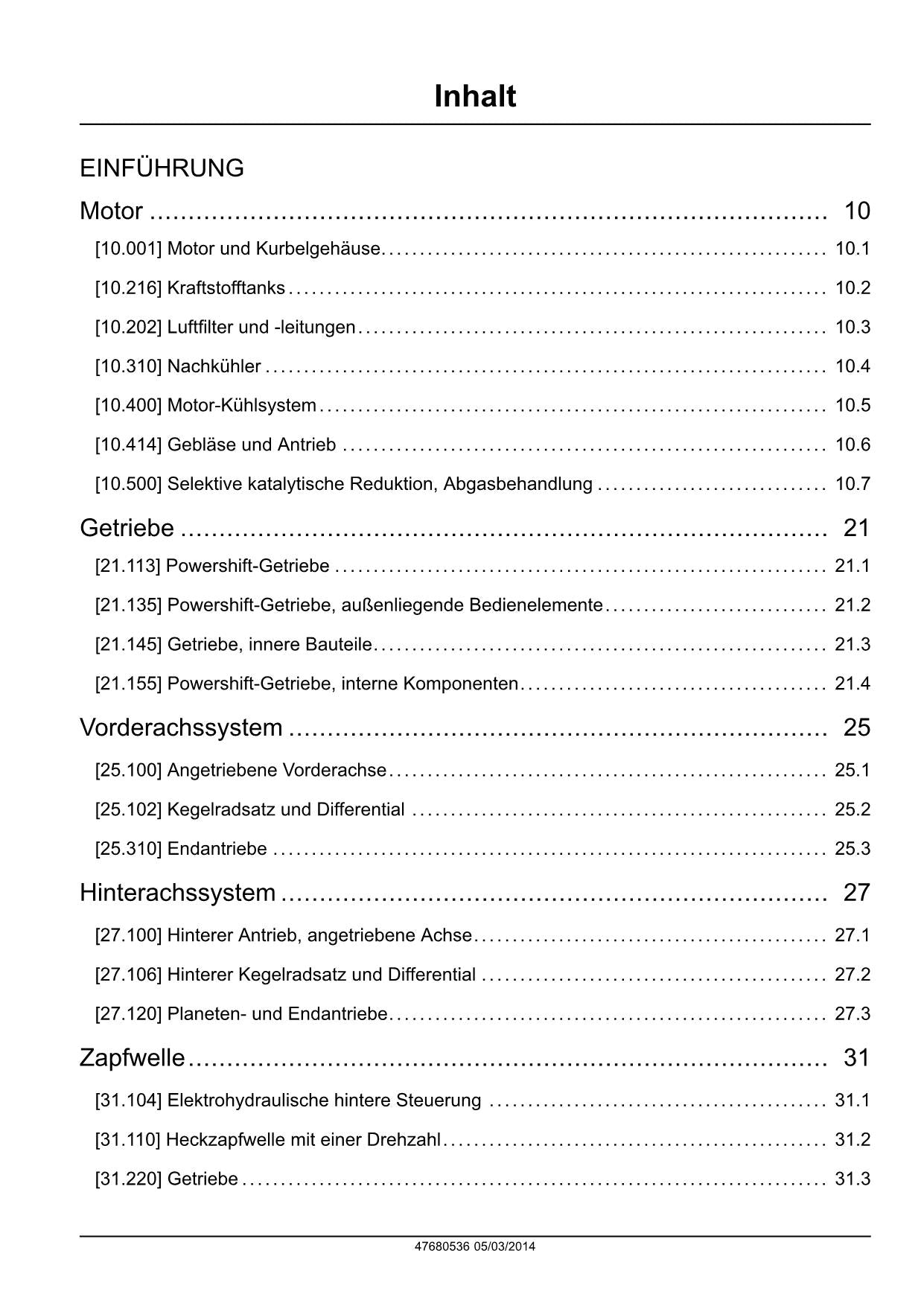 NEW HOLLAND T9.435 T9.480 T9.530 T9.565 T9.600 T9.700 TRAKTOR REPARATURHANDBUCH