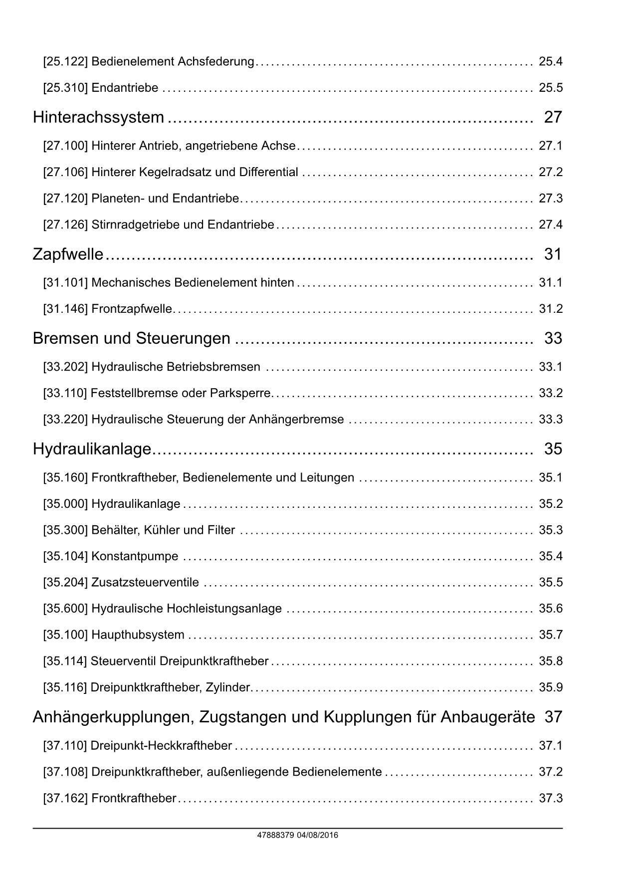 NEW HOLLAND T4.105N T4.105V T4.65V T4.75N TRAKTOR REPARATURHANDBUCH