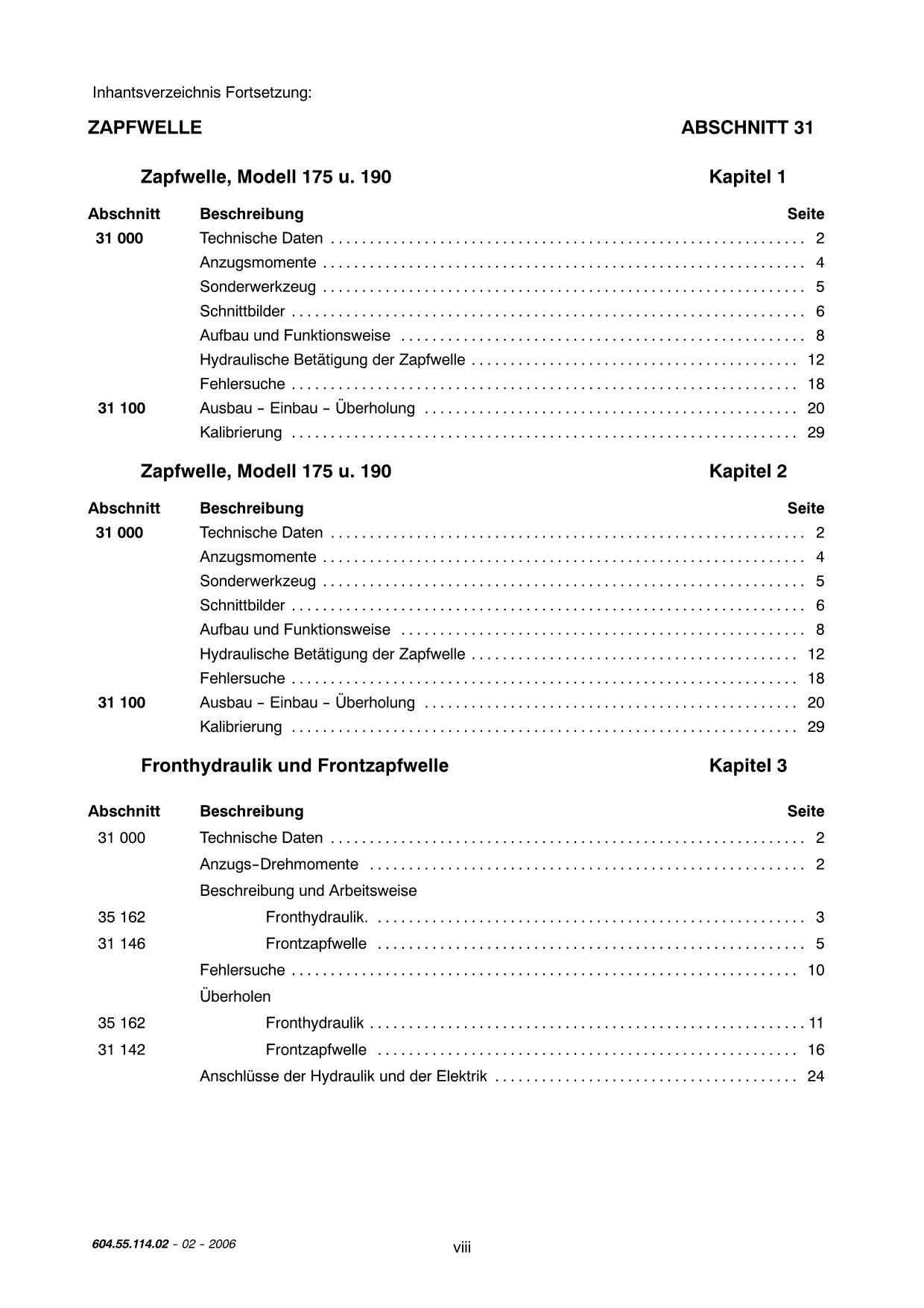 NEW HOLLAND TM120 TM130 TM140 TM155 TM175 TM190 TRAKTOR REPARATURHANDBUCH