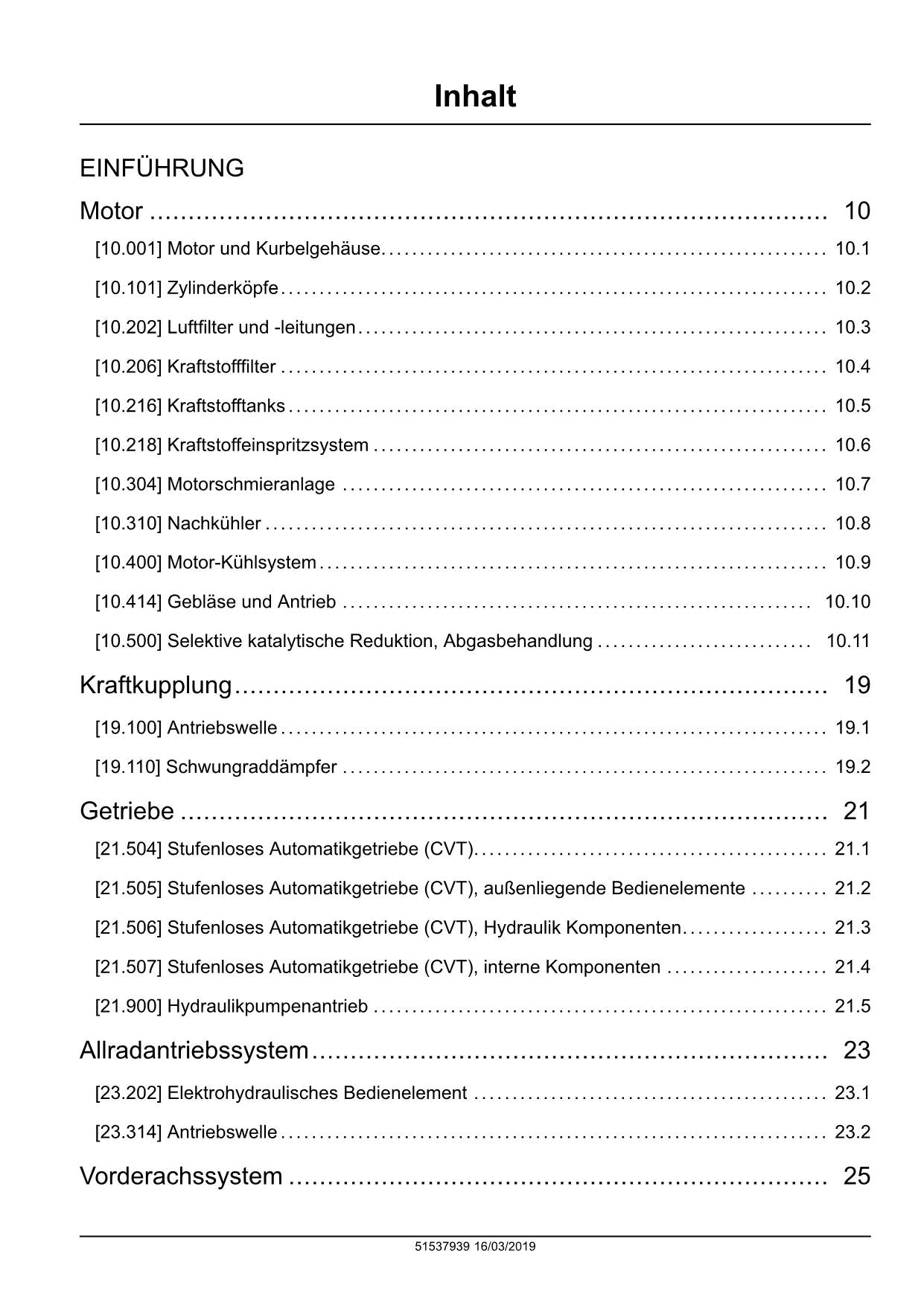 NEW HOLLAND T8.320 T8.350 T8.380 T8.410 T8.435 T8.380 TRAKTOR REPARATURHANDBUCH