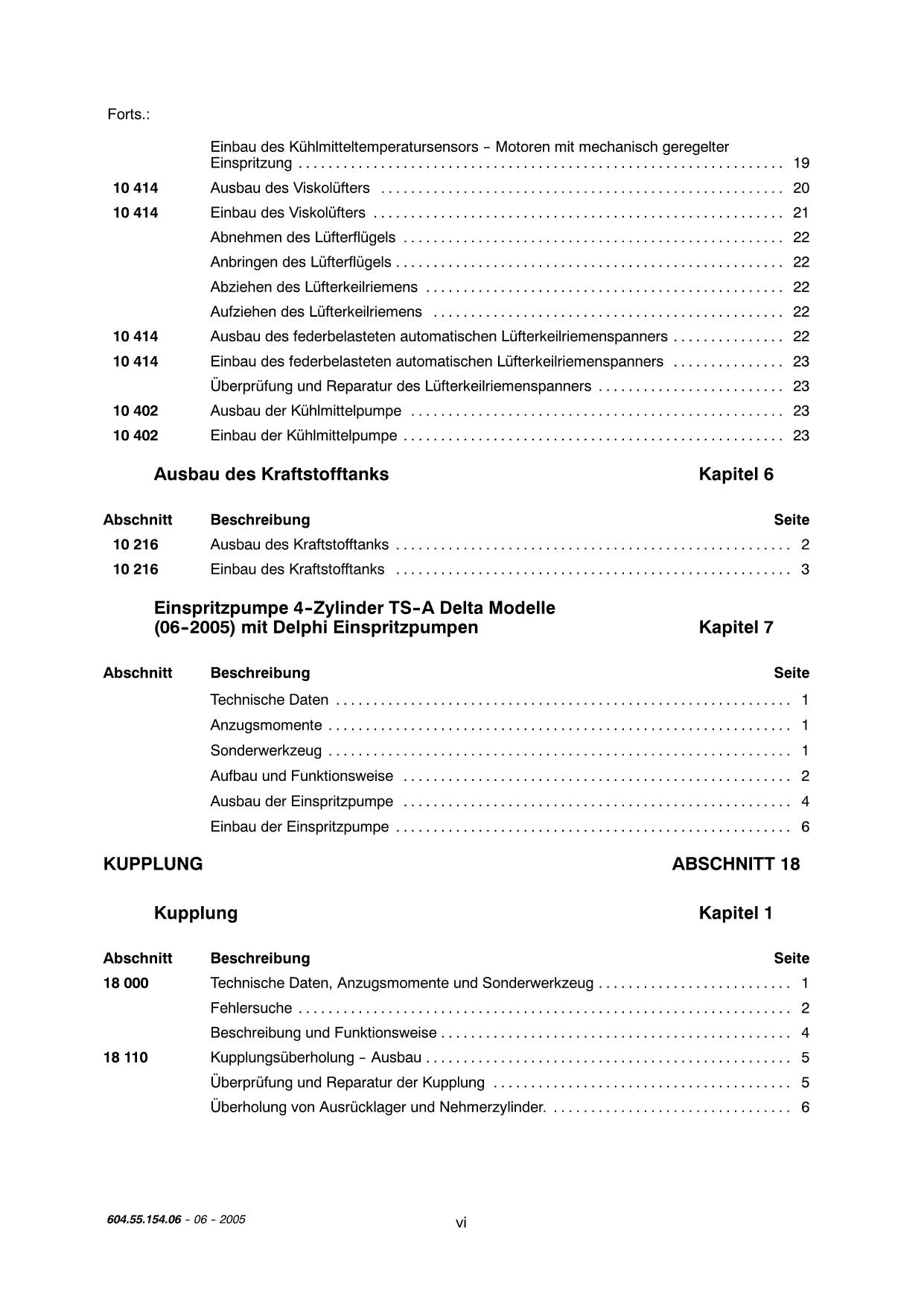 NEW HOLLAND TS100A TS110A TS115A TS125A TS130A TS135A TRAKTOR REPARATURHANDBUCH