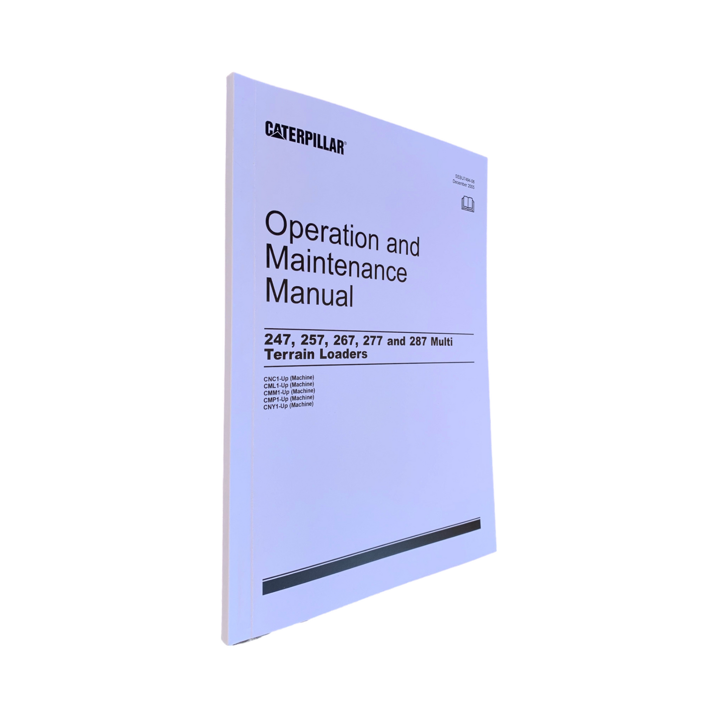 CATERPILLAR CAT 247 257 267 277 287 MULTI TERRAIN OPERATORS MANUAL